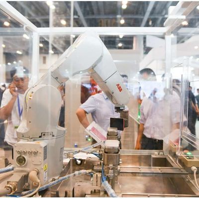 Braço robótico industrial IRB 1200-5/0.9 de Cobot robô de 6 linhas centrais como a manipulação do robô
