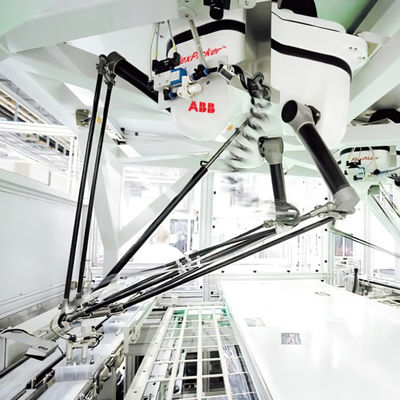 Braço esperto industrial IRB 360 do robô de ABB com machados 3/4 de delta do braço com o robô do delta da máquina da picareta e do lugar