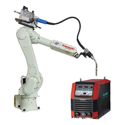Linha central do robô de solda automática RA010N 6 com os soldadores do arco como o robô de soldadura