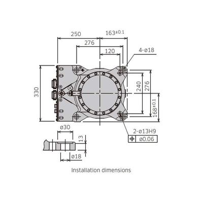 6 Eixo Robô Braço Paletizador RS020N Para Paletização Automatização de Manuseio Como Robô de Paletização