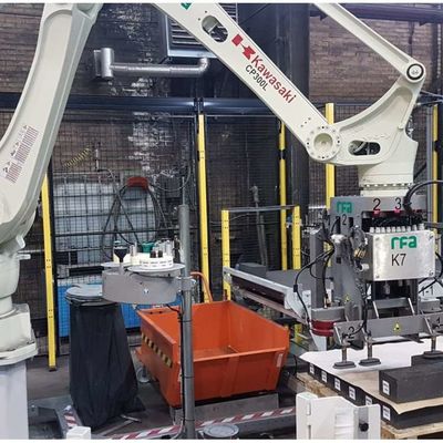 Linha central de Palletizer CP300L 4 do braço do robô para Palletizing como o robô Palletizing
