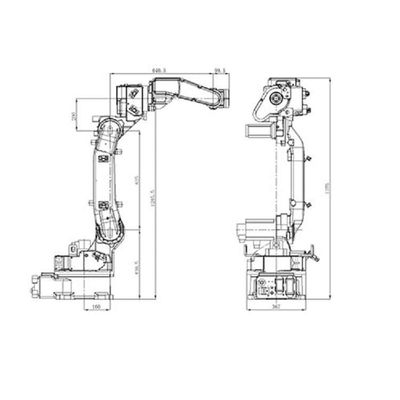 Robô de solda automática SF6-C1440 6 eixos braço robótico industrial para automação robô de solda