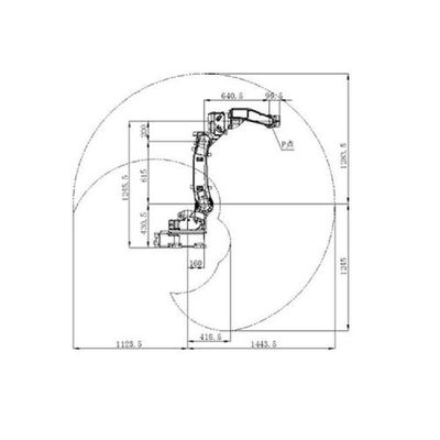 Robô de solda automática SF6-C1440 6 eixos braço robótico industrial para automação robô de solda