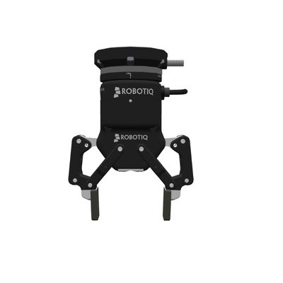 Use o trabalho amigável do prendedor de Robotiq 2F-85 com o robô de Cobot como o prendedor do robô para a picareta e o lugar como o manipulador