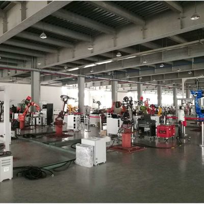 Robô de solda automática QJR6-1400H com posicionador de solda CNGBS para robô de solda inteligente