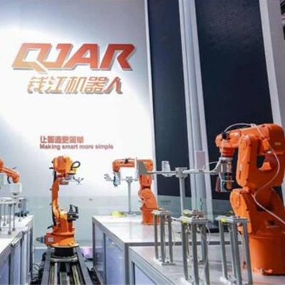 Braço robótico de 6 eixos QJRP6-2 com alta velocidade para automação de linha de montagem como robô de manuseio