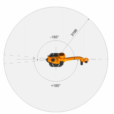 KR 360 R2830 do robô industrial da linha central de KUKA 6 com a carga útil avaliado de 360 quilogramas com o robô de solda automática de Otc