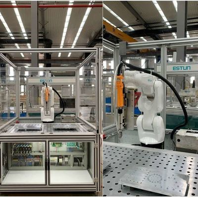 Pequeno braço robótico universal de 6 eixos China ER6-730-MI com pacote de roupas CNGBS como robô de manuseio
