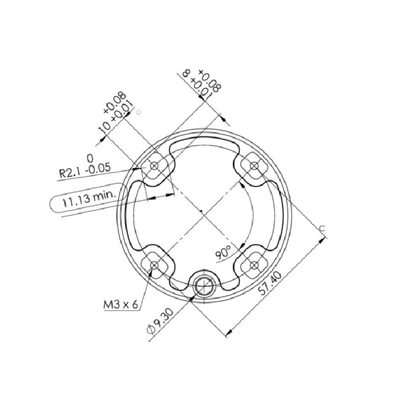 Prendedor magnético elétrico versátil como o prendedor customizável da mão para o robô colaborador do robô e de soldadura do ARCO