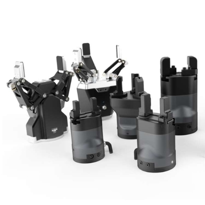 Servo-agarrador elétrico de três dedos CGC-80 com braço robótico de 6 eixos CNGBS para manuseio automatizado de cobot