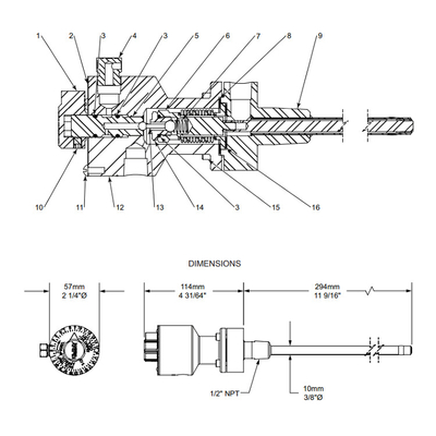 Controladores de temperatura do modelo Ht-12 Tc-700 Tsdh-700 de Kimray