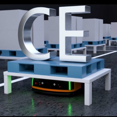 Robô AGV móvel Q2L-300A com robô cobot CNGBS para manuseio automatizado de materiais como AGV