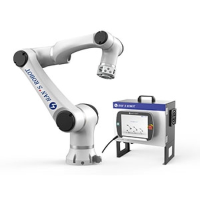 A série élfico E5 Cobot de HAN como o trabalho da máquina da picareta e do lugar com a carga útil 5kg do robô do AGV com linha central 6