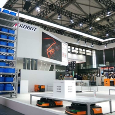 AGV Robot Q7-1500D Slam / QR Code Navigation com CNGBS Cobot Robot para Robot de Manuseio de Materiais