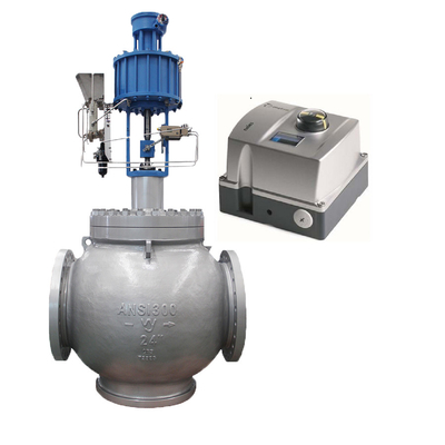 Válvula de controle de aço do fluxo NPS1-20 com o Positioner da válvula de Metso Neles ND9000
