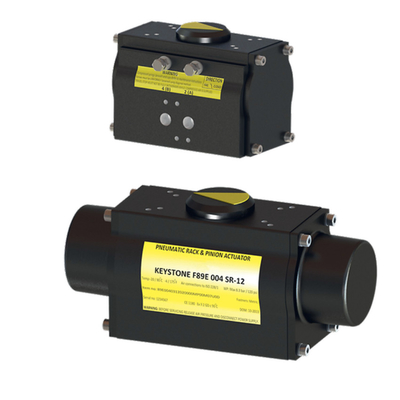 Válvula de borboleta da série Keystone F990 Válvula de controle de fluxo do atuador pneumático para água
