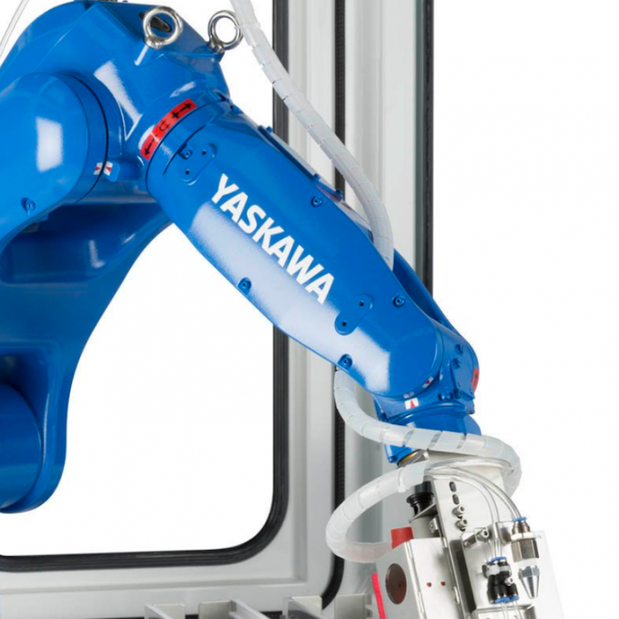 Robô industrial de Yaskawa MOTOMAN GP8 para a picareta de trituração do elevador do braço do manipulador 0