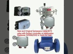 Nova e original válvula Spiraxsarco válvula KE73 com controlador Burkert ou posicionador Masoneilan SVI1000/SVI2 em estoque para venda